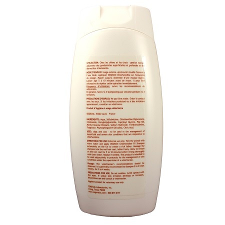 Douxo Chlorhexidine PS Shampoo Bottle Backside
