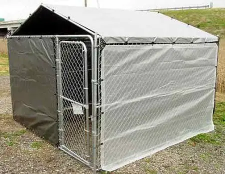 Dog kennel waterproof cover.